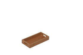 Bandeja Bambú Rectangular 10x20x3CM (Caja 3 unidades)