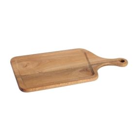 Tabla Rectangular Acacia con asa - 46 cm.