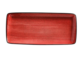 Bandeja Rectangular Passion Moove Red 34x15 cm (Caja 6 unidades)