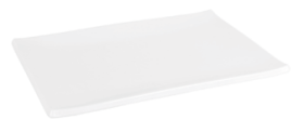 Bandeja rectangular Criollo melamina Blanco (Caja 12 unidades)
