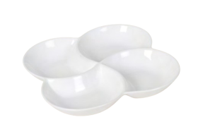 Bandeja Cuatro Secciones 26,5x26,5 cm (Caja 12 unidades)