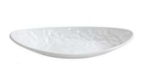 Bandeja oval Mamba melamina blanca (Varios tamaños)