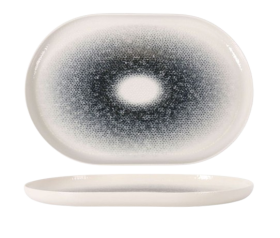 Bandeja Oval Nordik Mademoiselle 30X20 cm (6 unidades)