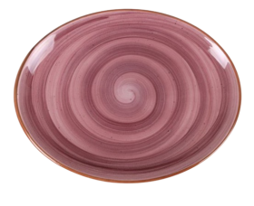 Bandeja Oval Purple 25x19x2 cm (Caja 12 unidades)