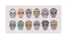 Bandeja rectangular Calaveras Korio Tuxpan (Caja 12 unidades)