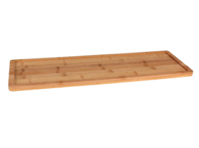 Bandeja Llana Borde Circular De Bambu 53x16,2 cm (8 unidades) Gn2/4