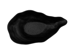 Bol Molusco Fosil negro. Para hostelería. Fino y elegante.