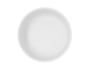 Bol de porcelana blanco fino y elegante 