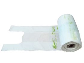 Bolsa Camiseta Compostable Rollo (Rollo 400 unds)