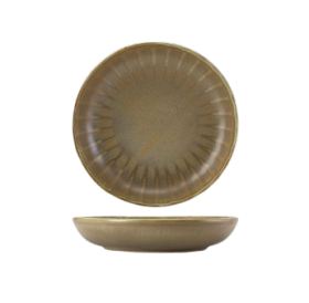 Bowl-Coupé-Matt-Grey-Scalloped-Caja-6-unidades-genware-porcelana-vitrificada