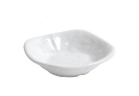 Bowl cuadrado Mamba melamina blanco (Varios tamaños)