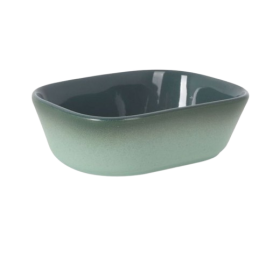 Bowl Rectangular Cataria Verde (Caja 24 unidades) 9 cl