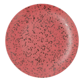 Plato llano oxide rojo (Caja 6 uds)