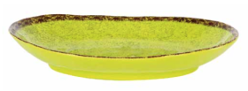 Bandeja verde pistacho Guayaba melamina varios tamaños (Caja de 12 unidades)