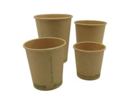 Vasos de papel KRAFT, Take Away (Caja 1000 unidades)
