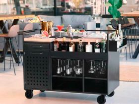carro cocktail trolley