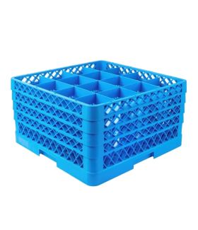 CESTA LAVAVAJILLAS 16 COMPARTIMENTOS 4 ALTURAS