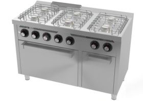 Cocina Basic Seis Fuegos Mas Horno