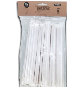 Pajitas Biodegradables caña de Azúcar