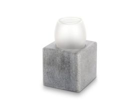 Soporte Mármol Cube 6 x 6 x 6 cm (Ø 4 cm agujero)  (Caja 2 unidades)