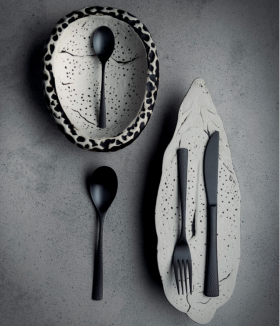 Cubertería Mercury Matt Black