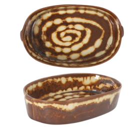 Fuente Oval Dariya Rikyu 22x13,5cm (Caja 4 unidades)