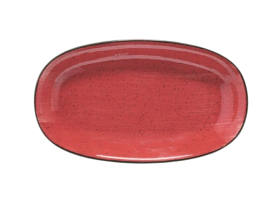 Fuente Oval Passion Red 34x19,5 cm (Caja 6 unidades)