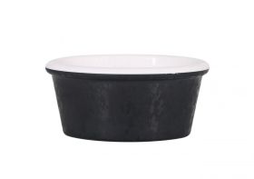 Ramequín blanco-negro Arizona (Caja 48 unidades)