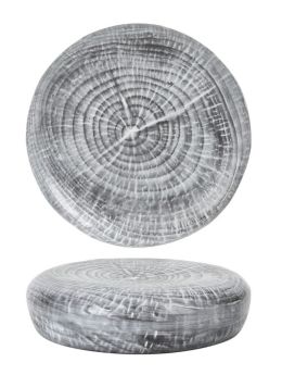 Plato Postre Leño 15.5x3.5cm (Caja 6 unidades)