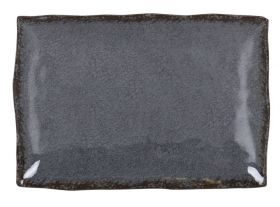 Bandeja rectangular Guayaba gris (Caja 12 o 6 unidades)