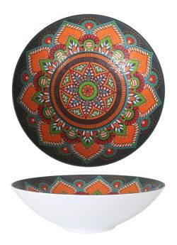 Ensaladera Redonda Melamina Arizona Rajput 31x9cm (Caja de 6 unidades)