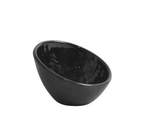 Bowl oval Mamba negro 10,6x10,2x6,8 cm (Caja 48 unidades)