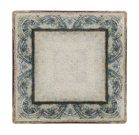 Plato Llano Ming III Catania 25.5x25.5x2cm (Caja 12 unidades)
