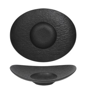 Plato Risotto Cantabro 27x22.5x6cm Negro (Caja 6 unidades)