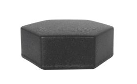 Plataforma Hexagonal Negra Karasawa 17.5x17.5x6cm (Caja 6 unidades)