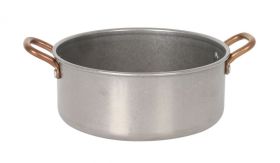 Cazuela Plata Vieja Inox Vintage 14.5x5.5cm (Caja 6 unidades)