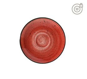 Plato Café 13cm Passion Gourmet Red (Caja 6 unidades)