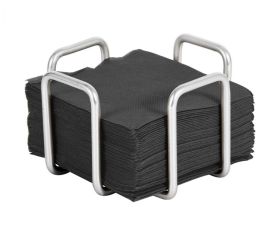 Servilletero Cromado 11x11x7cm (Caja 24 unidades)