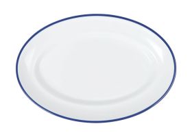 Bandeja Oval Sotavento Filo Azul