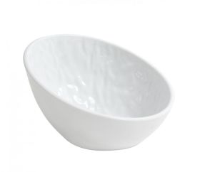 Bowl oval Mamba blanco 17x16x9,9 cm (Caja 12 unidades)