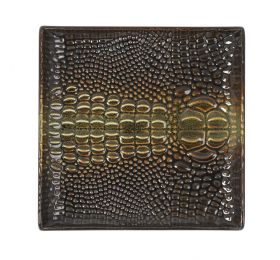 Plato Pan Cocodrilo 15x15x2.5cm (Caja 12 unidades)