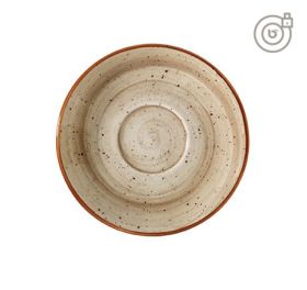 Plato Café 13cm Terrain Gourmet Brown (Caja 6 unidades)