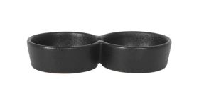 Bowl Doble 16x8x3cm Negro (Caja 12 unidades)