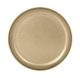 Plato Llano Dorado Inox Vintage 26x2cm (Caja 12 unidades)