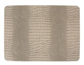 Mantel Individual PVC Soft Grey