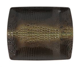 Bandeja Cocodrilo Rectangular 32.5x26.5x2.5cm (Caja 6 unidades)