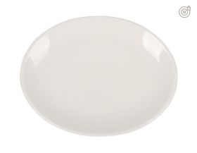 Bandeja Oval Blanca Moove 20x15.5x2cm (Caja 12 unidades)