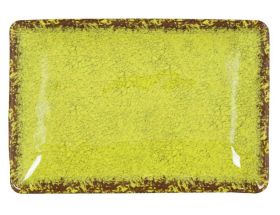 Bandeja rectangular Guayaba verde pistacho(Caja 12 o 6 unidades)