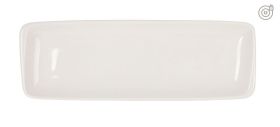 Bandeja rectangular Moove White 31x10x2.5cm (Caja 12 unidades)