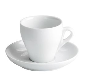 Taza Cafá Roma 7.5cl Con Plato 12X2cm (Caja 72 unidades)